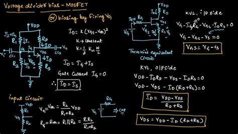 Epc19 Voltage Divider Biasing Using Mosfet Ec Academy Youtube