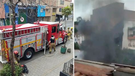 Se incendió una vivienda en Itaguí al parecer el origen fue una vela