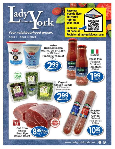 Lady York Foods Flyer April To