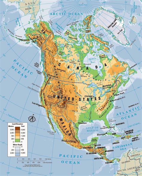 Ciencias Sociales. Comunidad Infantil de Villaverde: Mapa de América del Norte