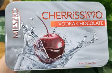 Chocolate Mieszko Anh Đào vị rượu Vodka 225gr - Mieszko cherrissimo V ...