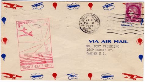 Images Airmail Flight Cover Pan American Airways Fam First