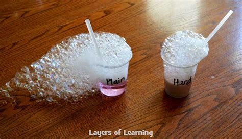 Hard Water Experiment - Layers of Learning