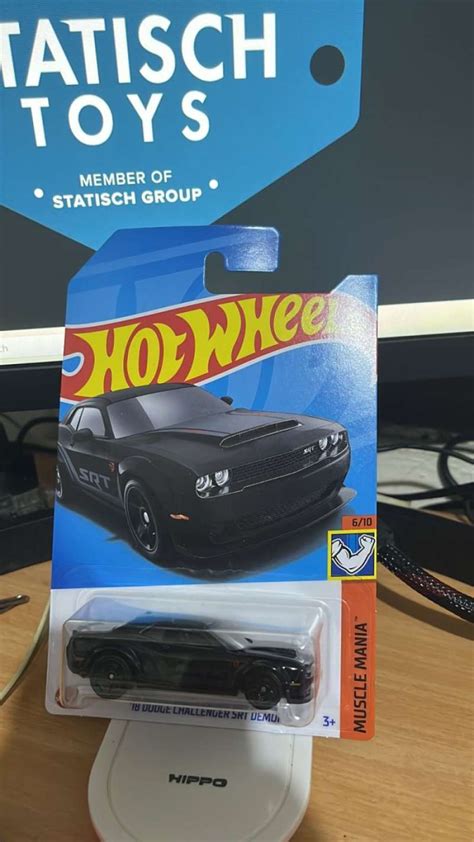 Jual Hot Wheels 18 Dodge Challenger SRT Demon Hitam Lot M 2023 Hotwheels Di Seller Statisch