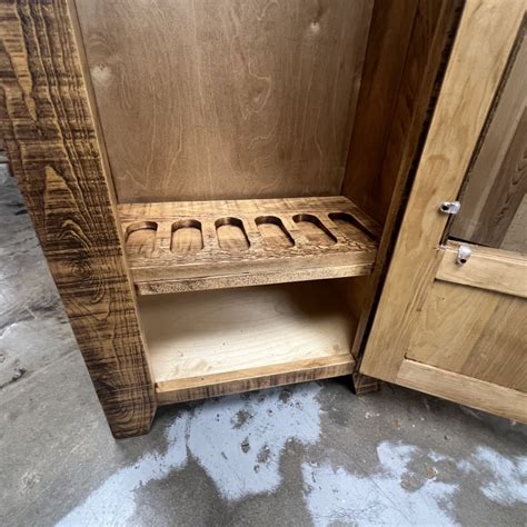 Shaker 6 Gun Cabinet Pinhook In Stock Ph 48195 All Wood Furniture