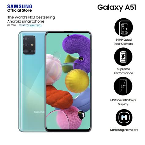 Samsung Galaxy A51 8gb Ram 128gb Rom Android Phone Shopee Philippines