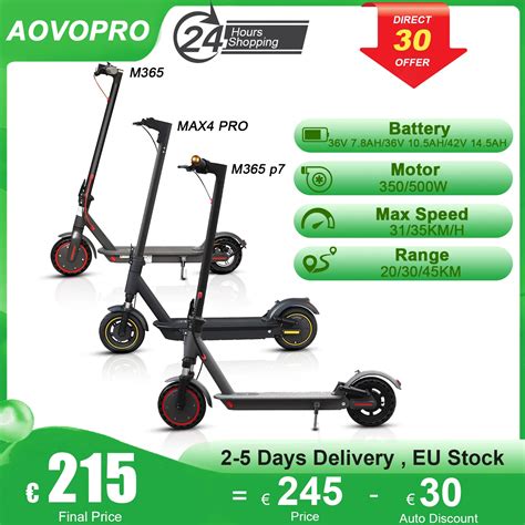 Aovopro Trottinette Lectrique Portable Et Pliable Pour Adulte Moteur