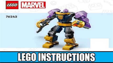 Lego Instructions Marvel Super Heroes 76242 Thanos Mech Armor