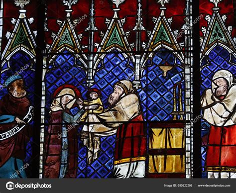 Strasbourg Cathedral Stained Glass Presentation Jesus Temple Strasbourg ...