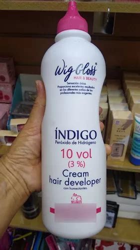 Agua Oxigenada Peróxido Hidrógeno Vol 10 1 Litro Wig Gloss MercadoLibre