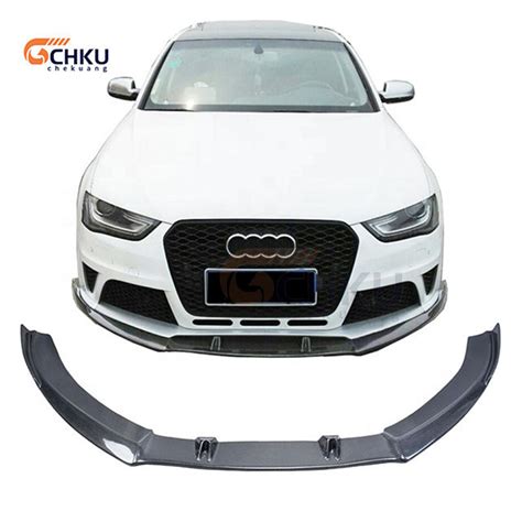 For 2013 2016 Audi A4 Front Bumper Rs4 Carbon Fiber Front Lip China