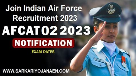 AFCAT 2 2023 Notification AFCAT 2 2023 Exam Date Join Indian Air