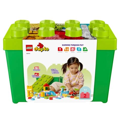 Lego Duplo 10914 Classic Deluxe Brick Box With Storage And Toy Car