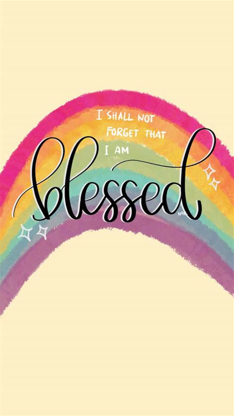 Download Blessed Rainbow Wallpaper