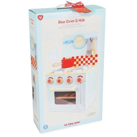 Dinette En Bois Bleue Cuisini Re Avec Four Honey Bake Le Toy Van