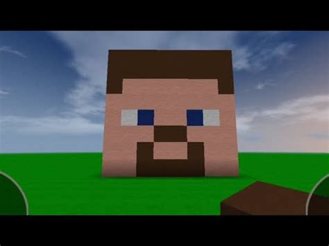 Como Armar La Cara De Steve En Minecraft YouTube