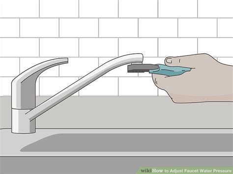 4 Ways To Adjust Faucet Water Pressure Wikihow