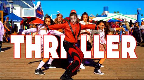 Thriller Michael Jackson Flashmob Enola Bedard Youtube