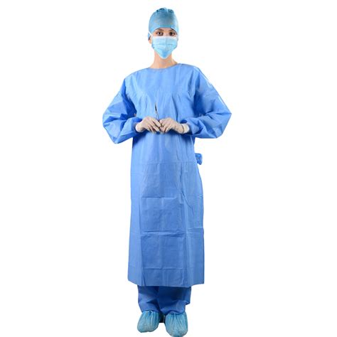 Hospital Uniform Disposable Nonwoven Isolation Gown Surgical Gown