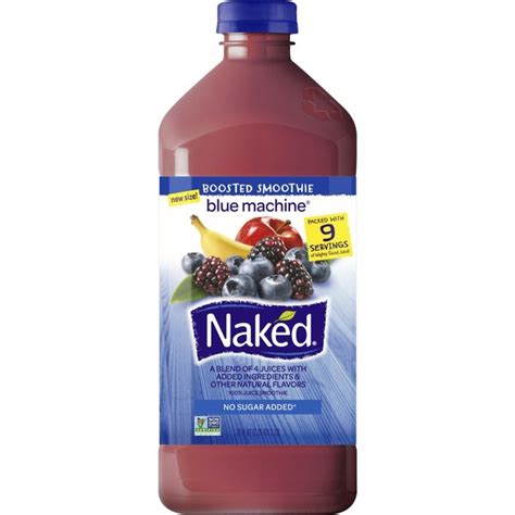 Naked Fruit Smoothie Blue Machine Fl Bottle 72 Oz Instacart