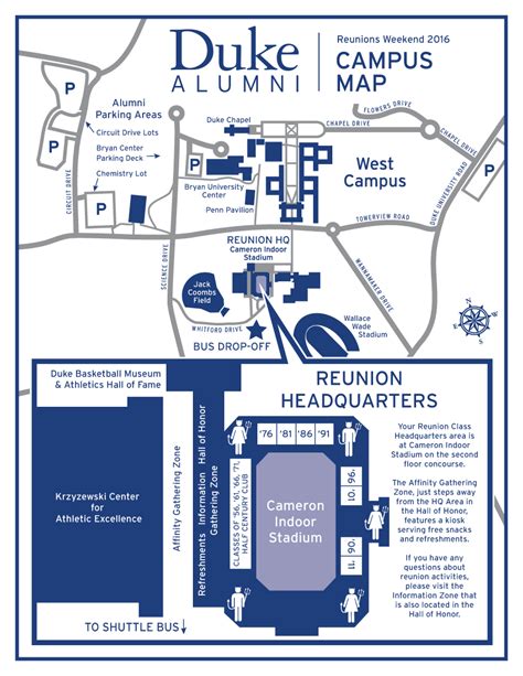 Duke Medical Campus Map