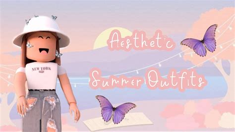 Four Aesthetic Roblox Summer Outfits Codes It S Samantha Youtube