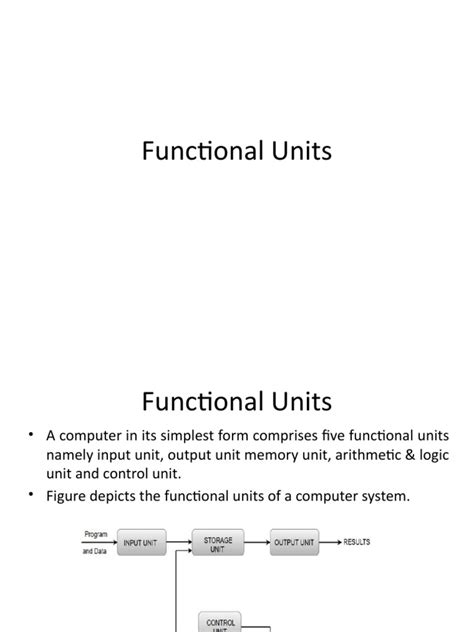 Functional Units | PDF | Computer Data Storage | Input/Output