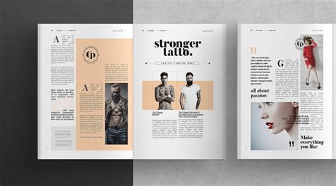 Indesign Magazine Template Layout