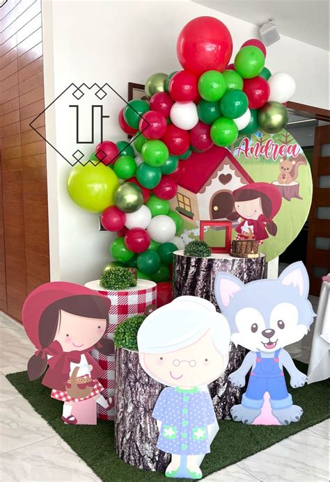 Caperucita Roja Decoración De Fiesta Caperucita Roja Decoración De Unas