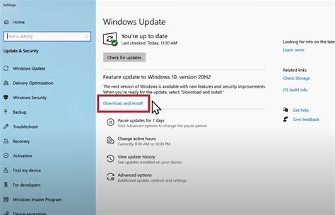 Comment installer la mise à jour October 2020 Update de Windows 10 20H2