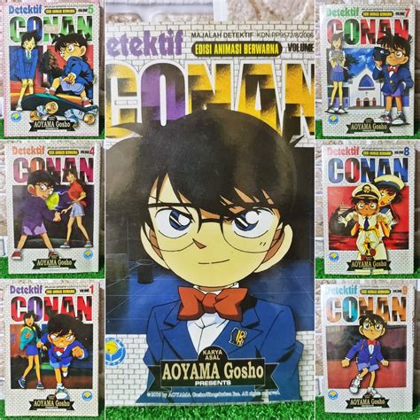 Preloved Komik Berwarna Detektif Conan Edisi Animasi Berwarna