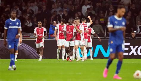 Hujan Gol Warnai Laga Ajax Vs Marseille Di Liga Europa Foto Liputan