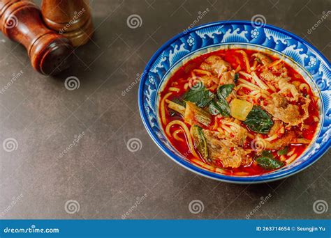 Malatang Chinese Spicy Numbing Hot Soup Stock Photo Image Of Chinese
