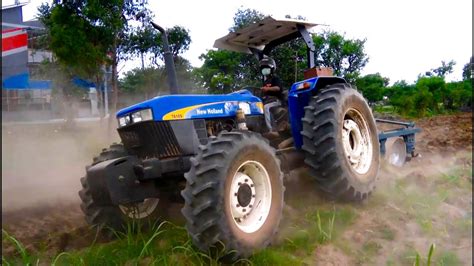 New Holland Turbo 7610S Tractor Plowing Field YouTube