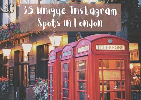 35 London Instagram Spots For Unique Photos London Our Taste For Life