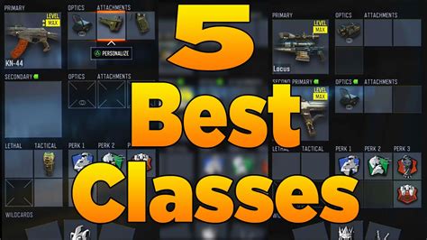 5 Best Classes In Call Of Duty Black Ops 3 Best Class Setups YouTube