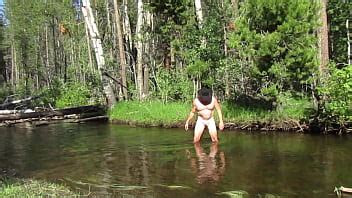 Bathing Naked In The Creek Xvideos