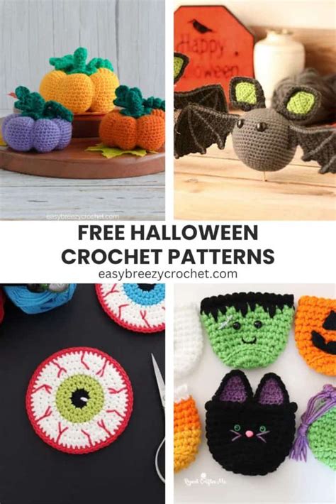 Free Halloween Crochet Patterns Easy Breezy Crochet