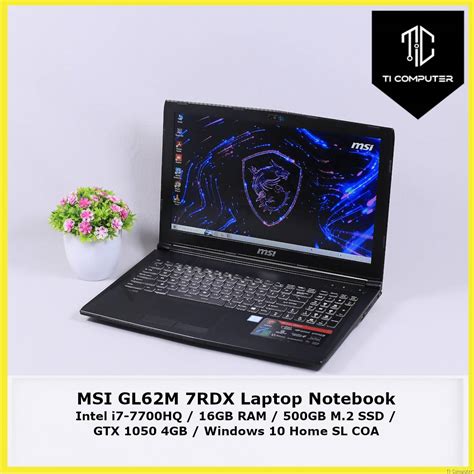 Msi Gl M Rdx Intel Core I Hq Ghz Gb Ram Gb M Pcie Ssd