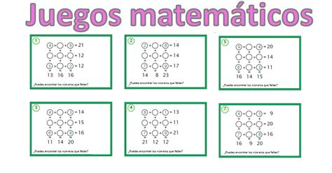 juegos matemáticos para primaria 3x3 sumas Juegos de matemáticas