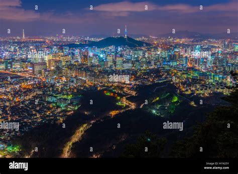 Seoul Skyline Der Stadt Stockfotos Und Bilder Kaufen Alamy