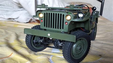 Jjrc Q65 Willys Jeep Light Upgrade Youtube