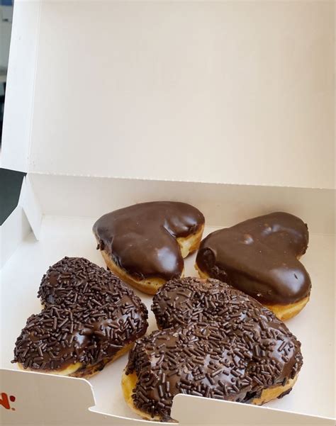 Valentine's Day Heart Donuts from Dunkin Donuts