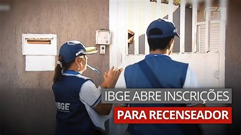 Ibge Abre Inscri Es Para Concurso Vagas De Recenseador Para