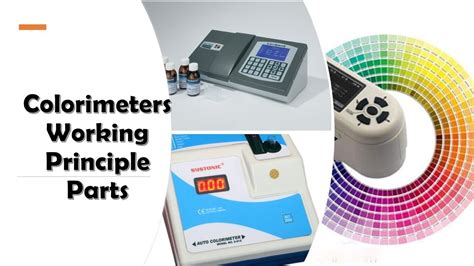 Colorimeter Principle Parts E Learn With Zakir YouTube