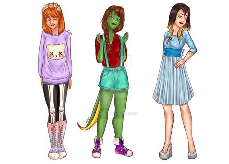 Tmnt Girls Fashion 1 By Riannasimon On Deviantart