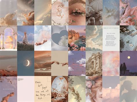 Pcs Angel Core Aesthetic Wall Collage Kit Dreamy By Indeptrob