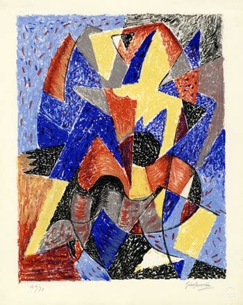 Gino Severini Cortona Parigi Omaggio A Boccioni