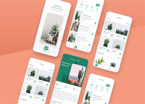 Cactus Mobile App /UI/UX on Behance