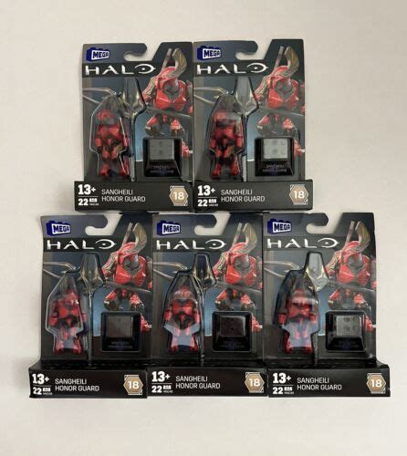 Mega Construx Halo Universe SANGHEILI HONOR GUARD Lot 5 Series 18 EBay